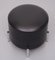Black Faux Leather Sewing Stool, 1960s 6