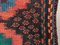 Red & Black Baluchi Kilim Rug in Wool 5