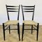 Chiavari Chairs in the Style of Gio Ponti, 1950s, Set of 2 1