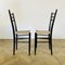 Chiavari Chairs in the Style of Gio Ponti, 1950s, Set of 2 7