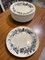 Ceramic Plates With Bird Motif, Set of 15 2
