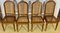 Chaises Art Nouveau en Rotin, 1900, Set de 4 4