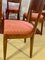 Art Deco Chairs in Red Velvet, Set of 6, Image 5