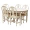 Gustavian Dining Table & Chairs, Set of 5 1