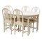 Gustavian Dining Table & Chairs, Set of 5, Image 1