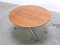 Tavolino da caffè rotondo in teak di Arne Jacobsen per Fritz Hansen, anni '60, Immagine 5