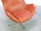 Chaise Egg en Cuir Cognac par Arne Jacobsen pour Fritz Hansen, 1980s 14