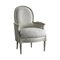 Gustavian White Bergere Chair 1