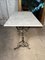 Antique French Marble & Wrought Iron Patisserie Table in Style of Arras, 1840s 12