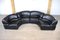 Cosmos Black Leather Modular Sofa from de Sede, Switzerland, 1970s, Set of 4 2