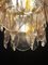 Lámpara de araña italiana de cristal de Murano Crostoli en ámbar de Mazzega, años 90, Imagen 11