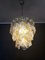 Italian Amber Murano Crostoli Glass Chandelier from Mazzega, 1990s 13