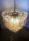 Lámpara de araña italiana de cristal de Murano Crostoli en ámbar de Mazzega, años 90, Imagen 17