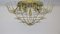 Lámpara de araña Poliedri de cristal de Murano de Carlo Scarpa, años 70, Imagen 12