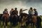 Fotografia Inc., Utah Ranchers on Horses, Papel fotográfico, Imagen 1