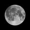 Dzika_mrowka, Pleine Lune Isolée sur Fond de Ciel Noir, Papier Photographique 1