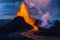 Hafsteinn Karlsson, szenische Ansicht von Lava Against Sky, Grindavik, Island, Fotopapier 1