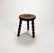 Oak Bubble Leg Stool, 1920s 6