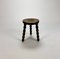 Oak Bubble Leg Stool, 1920s 1