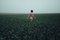 Igor Ustynskyy, Young Nude Woman Walking in a Meadow, Photographic Paper, Image 1