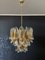 Italian Murano Glass Chandelier with 41 Rondini Amber Glass Pieces from Mazzega, 1990s 7