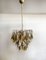 Italian Murano Glass Chandelier with 41 Rondini Amber Glass Pieces from Mazzega, 1990s 1