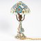 Art Deco Mushroom Lamp in Desvres Earthenware by Gabriel Fourmaintraux, Image 3