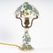 Art Deco Mushroom Lampe aus Desvres Steingut von Gabriel Fourmaintraux 1