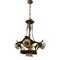 Italian Liberty Gold Gilded Chandelier 1