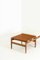 Italian Vintage Bench with Removable Seats in Wood and Bouclé Fabric, 1960s, Image 6