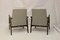 300-190 Armchairs in Gray Textured Fabric by Henryk Lis, 1970s, Set of 2 13