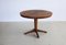 Vintage Round Teak Dining Table, Midcentury Style 1