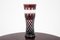 Vase en Cristal Bordeaux, Pologne, 1960s 1