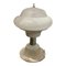 Lámpara de mesa Mid-Century de plástico y cromo, Imagen 1