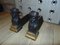 Art Noveau Cast Iron Fireplace Bases with Figures 2