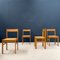 Ash and Cane Chairs, 1950, Set of 4, Image 1