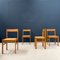 Stühle aus Eschenholz & Schilfrohr, 1950, 4er Set 1