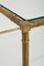 Mid-Century Brass & Bamboo Coffee Table, Image 11