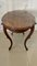 Mesa de centro victoriana antigua de madera nudosa de nogal, Imagen 5