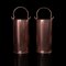 Antique English Early Victorian Hallway Stands in Copper, 1850, Set of 2 1