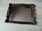 Antique Wooden Carved Tray with Mirror, Image 1