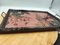 Antique Wooden Carved Tray Painted on Glass, Image 6