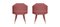 Salmon Beelicious Chair by Royal Stranger, Set of 2 1