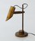 Italienische Tisch- oder Schreibtischlampe aus Messing, 1950er 9