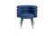 Blauer Marshmallow Stuhl von Royal Stranger, 4er Set 2