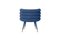 Sedia Marshmallow blu di Royal Stranger, set di 4, Immagine 5