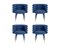 Sedia Marshmallow blu di Royal Stranger, set di 4, Immagine 1