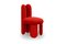 Red Glazy Chair by Royal Stranger, Set of 4, Image 5