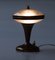 Italian Table Lamp in Brass With Glass Shade 2