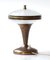 Italian Table Lamp in Brass With Glass Shade, Image 3